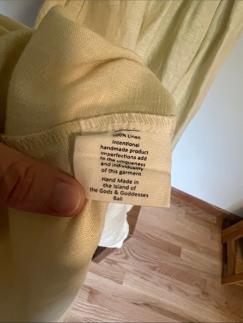 Myah Peñaloza Wrap Linen Dress - Picture 5 of 6